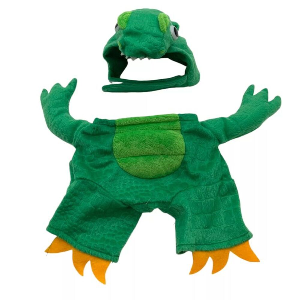 Hyde & EEK! Boutique Halloween T-Rex Dog Costume Green, XS